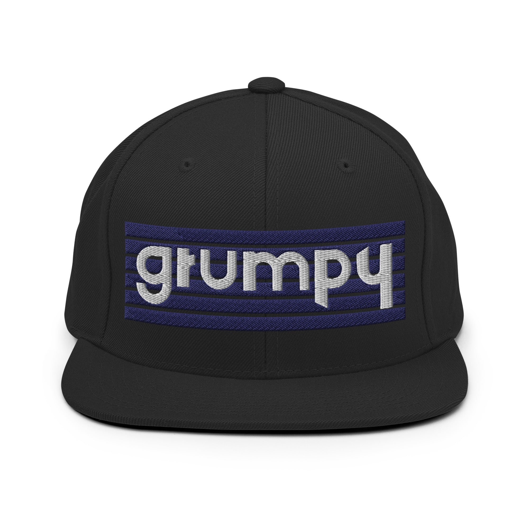 Chapeau Snapback grincheux : noir