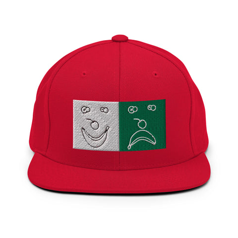 Holidaze Snapback Hat: Red