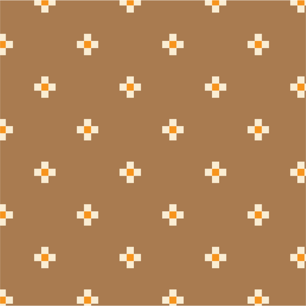 Pixel Star Bandeau Bikini Top: Caramel