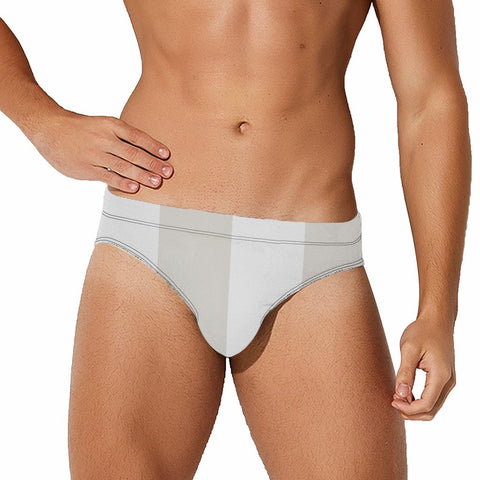 Big Stripe Speedo: White