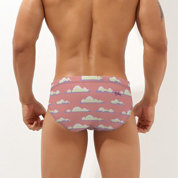 8 Bit Clouds Speedo: Sunset