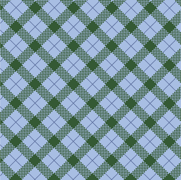 Retro Plaid Bike Shorts: Sky Blue