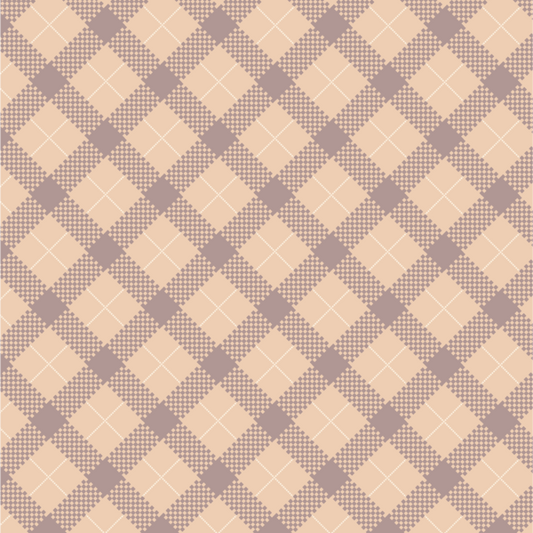 Retro Plaid Cotton T-shirt Dress: Rosewater