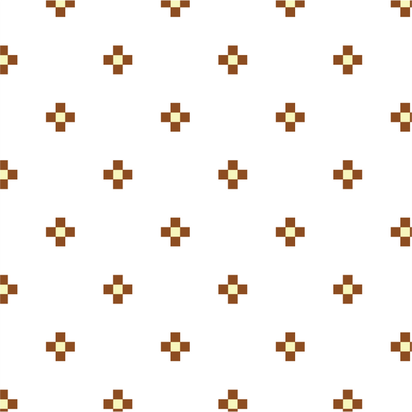 Pixel Star Bike Shorts: White