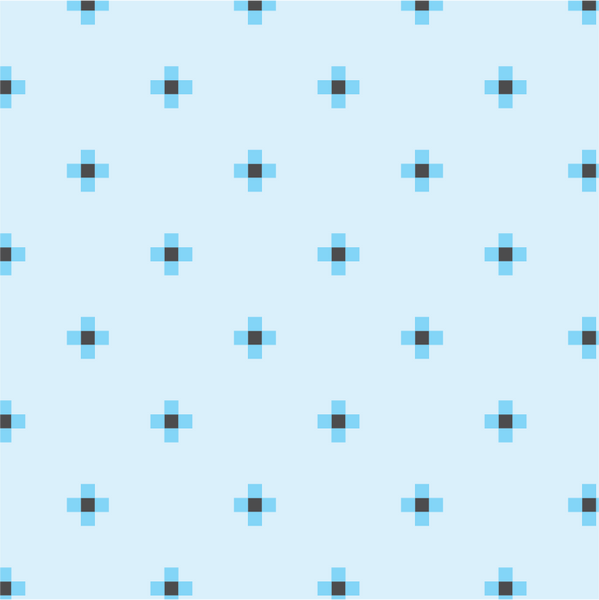 Pixel Star Bike Shorts: Ice Blue
