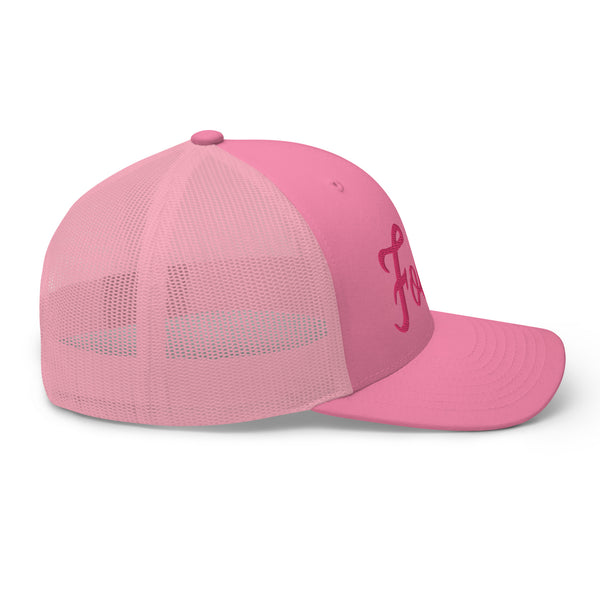 Folbie Trucker Hat: B____ Pink