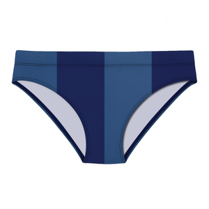 Big Stripe Swim Brief: Navy