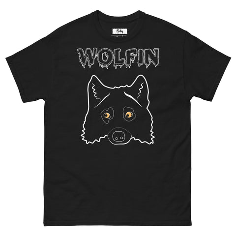 Wolfin T-shirt: Black / White