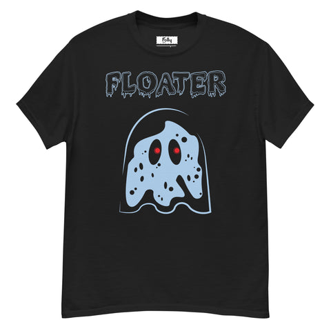 Floater T-shirt: Black / Ice Blue