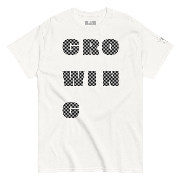 Growing T-shirt: Black Check