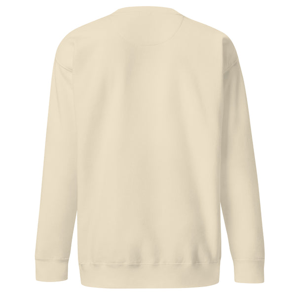 Cabin in the Woods Embroidered Sweatshirt: Cream