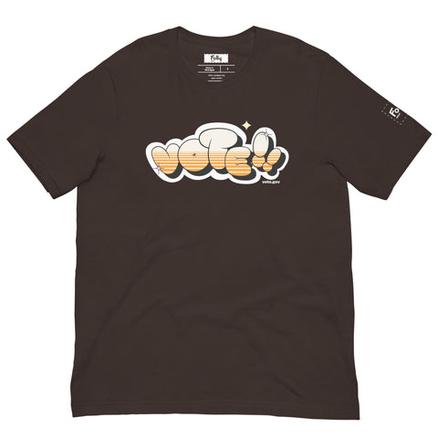 Vote Tee: Brown