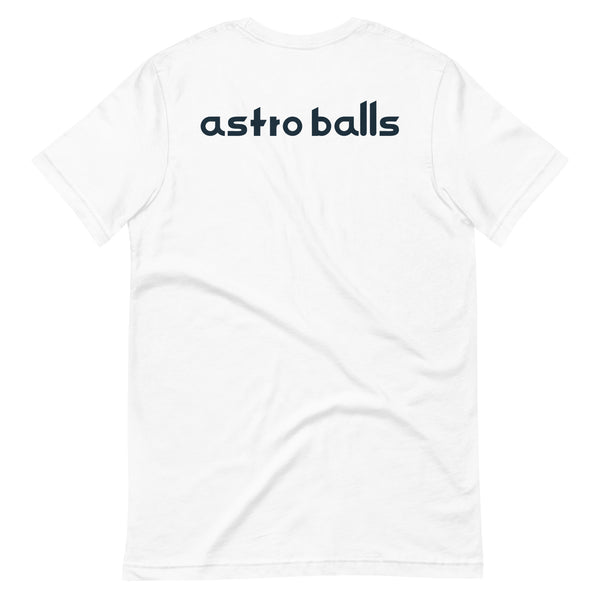 T-shirt cochon Astro Balls : blanc