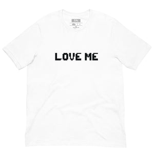 T-shirt Aime-moi : Blanc