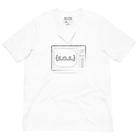 S.O.S. TV T-Shirt: White