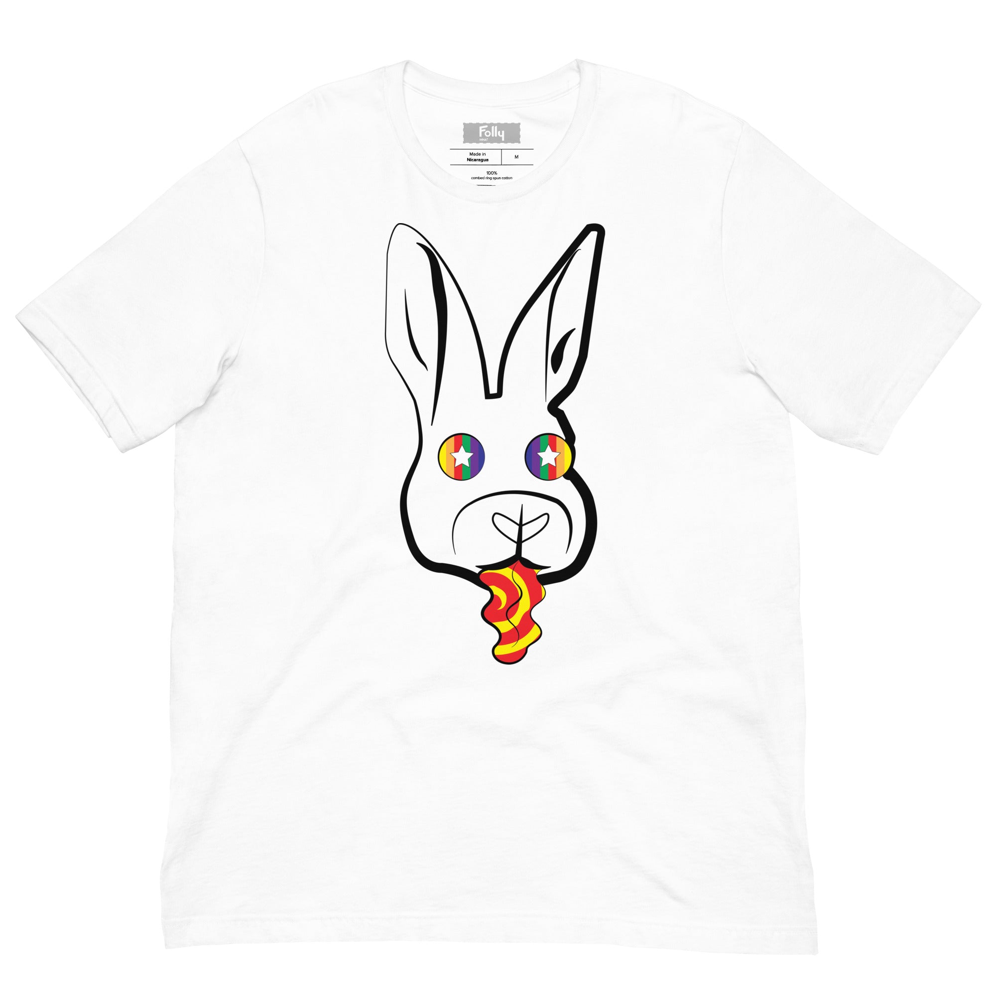 Camiseta Party Bunny: Blanca