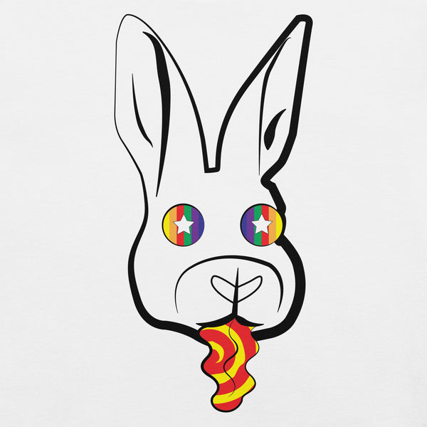 Party Bunny T-Shirt: White