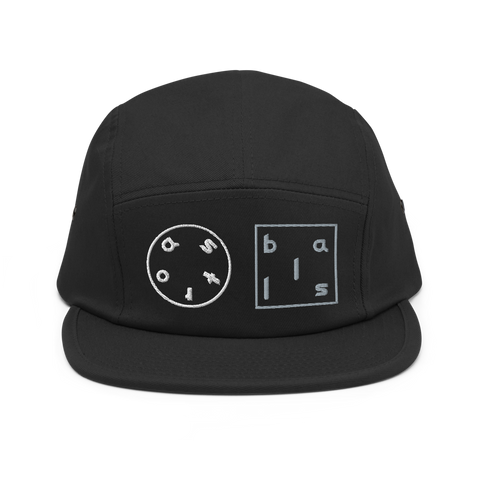 Astro Balls Camp Hat: Black