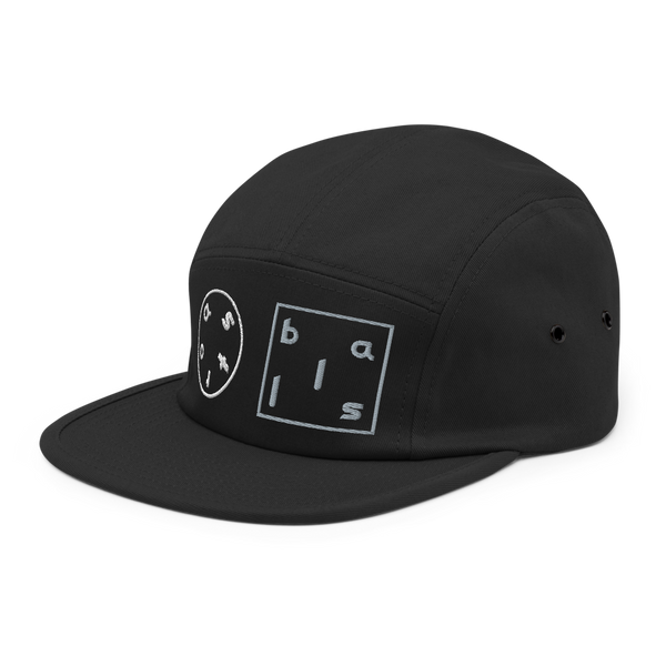 Astro Balls Camp Hat: Black