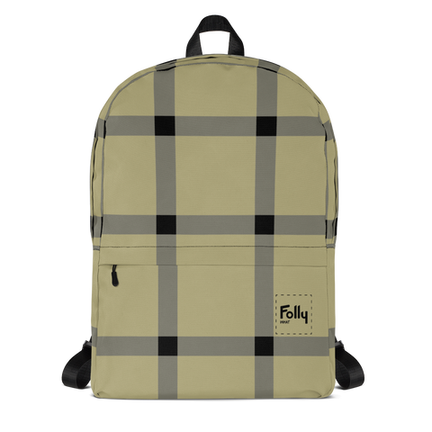 Big Plaid Backpack: Faded Olive
