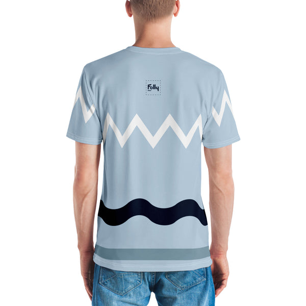 T-shirt Brainwaves : Bleu