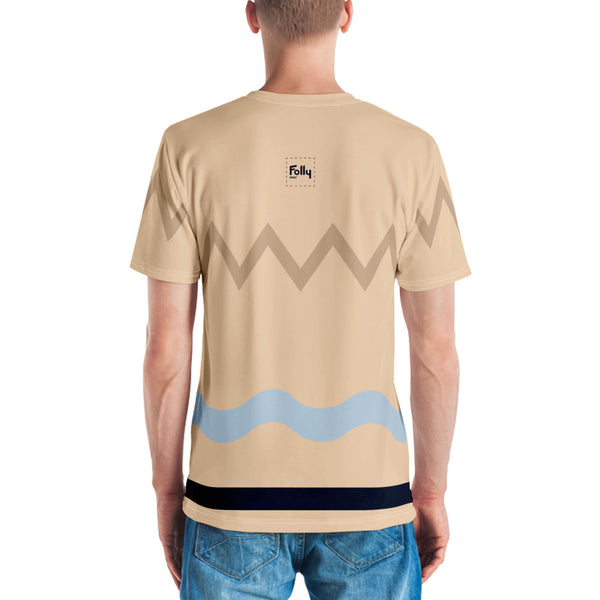 Camiseta Brainwaves: Naranja polvoriento