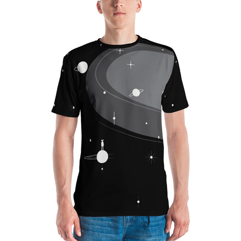 T-shirt Cochon sur Uranus : Noir