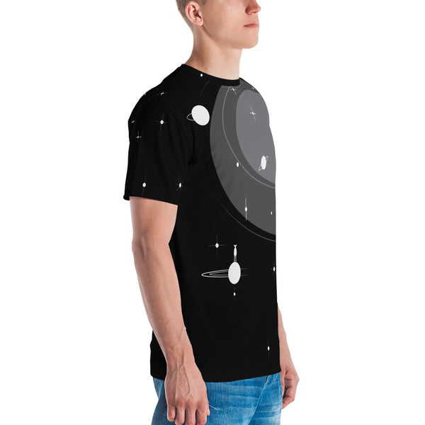 T-shirt Cochon sur Uranus : Noir