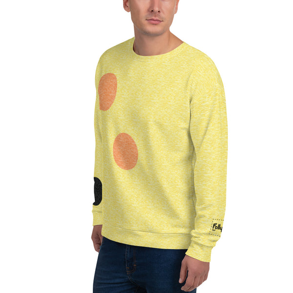 Dot Sweatshirt: Digital Yellow
