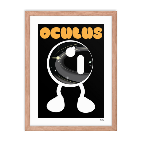 Oculus 18x24 : Noir