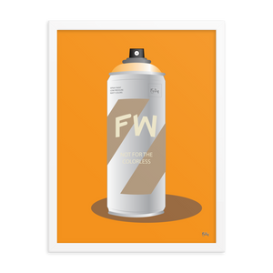FW Spray Can: 18x24 Orange / Khaki