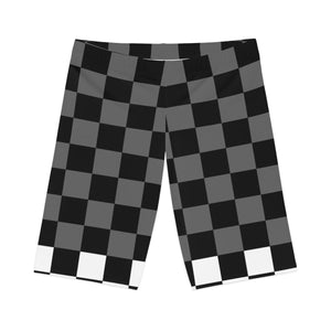 Checker Wrestler Short: Black