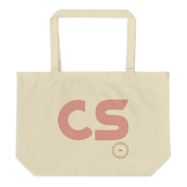 Color Spectrum Thumbs up Large organic tote bag: Natural