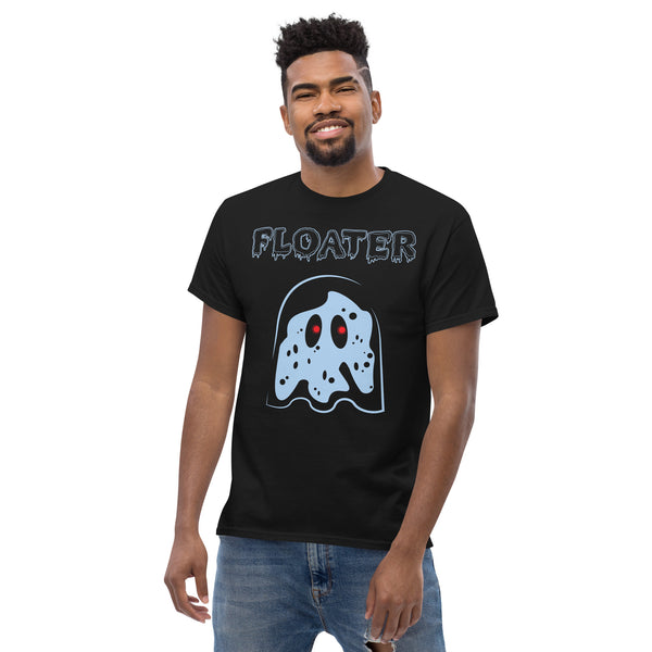 Camiseta Floater: Negra / Azul Hielo