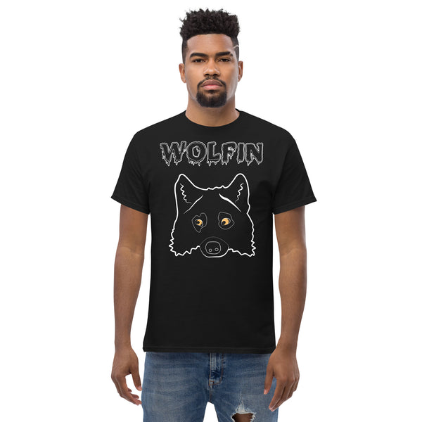 T-shirt Wolfin : Noir / Blanc