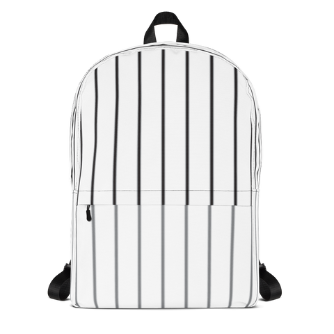 Glow Stripe Backpack - White/Black/Grey