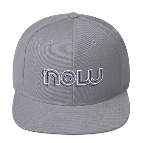 Now Snapback Hat: Grey