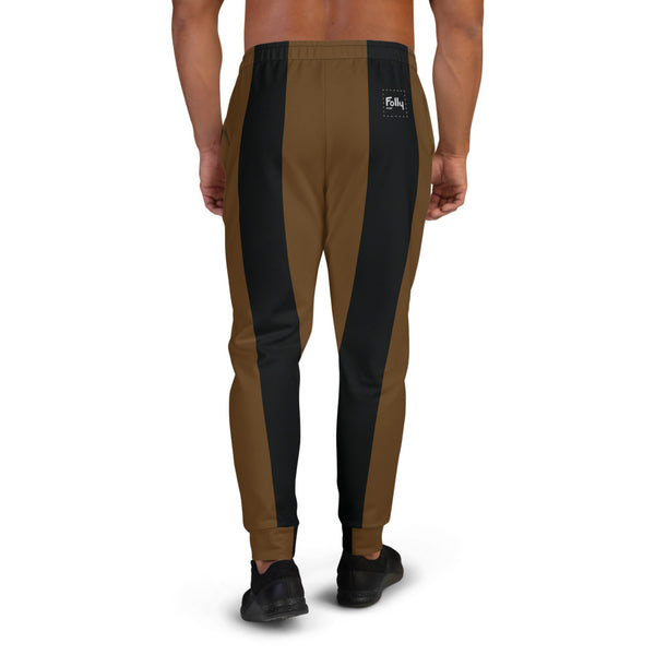 Pantalon de jogging Choco Big Stripe : marron/noir