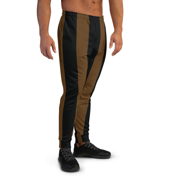 Pantalon de jogging Choco Big Stripe : marron/noir