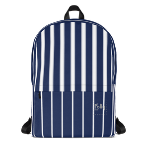Glow Stripe Patch Backpack - Navy/White