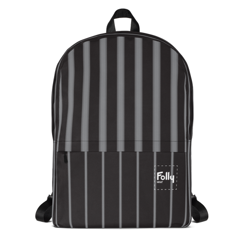 Glow Stripe Patch Backpack - Black/Grey