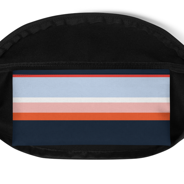 Wall Paper Waist Bag: Navy