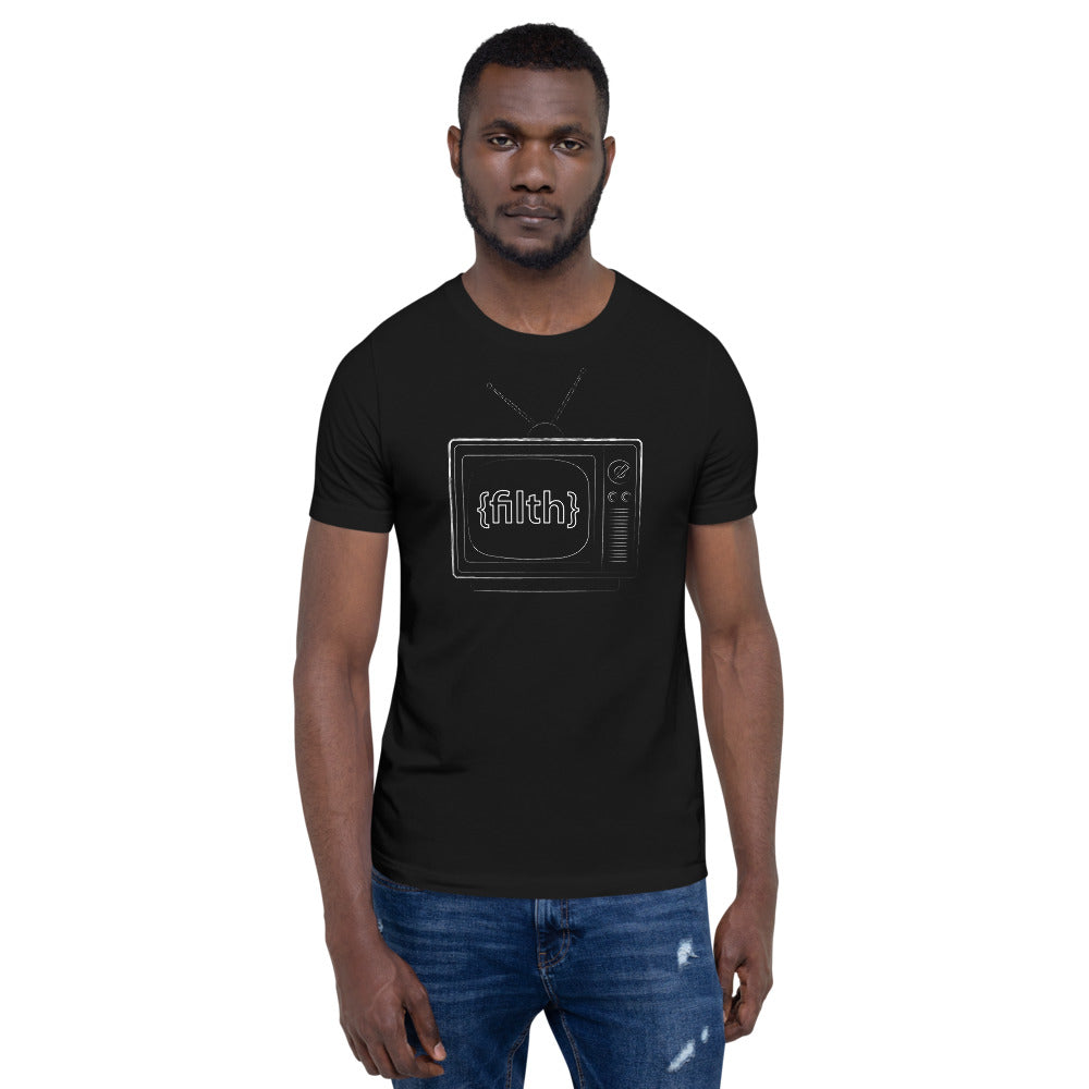 T-shirt Filth TV: Noir
