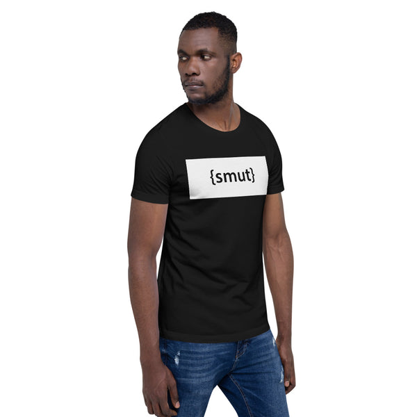 Camiseta Smut: Negro/Blanco