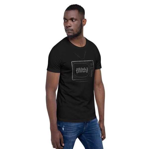 T-shirt Filth TV: Noir
