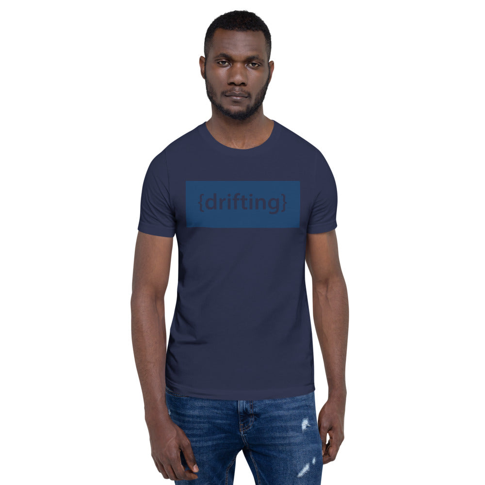 Camiseta Drifting: Azul Marino/Azul