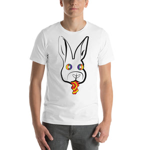T-shirt Party Bunny: Blanc
