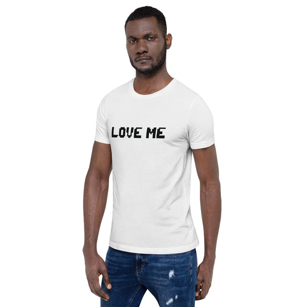 T-shirt Aime-moi : Blanc