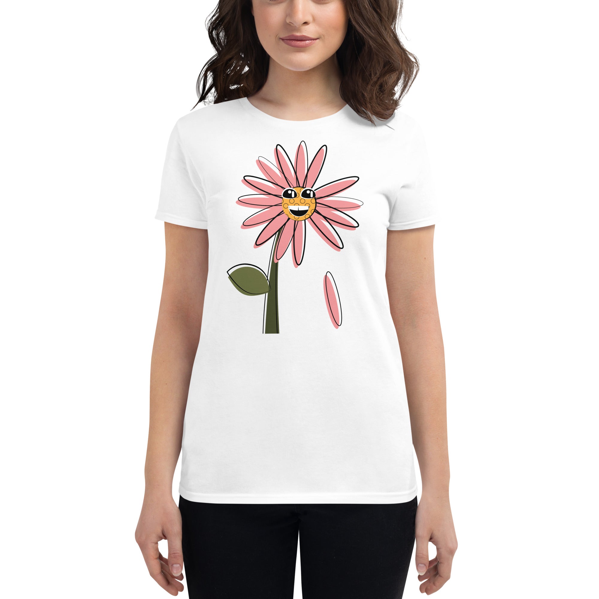Camiseta Delirious Flora: Blanca